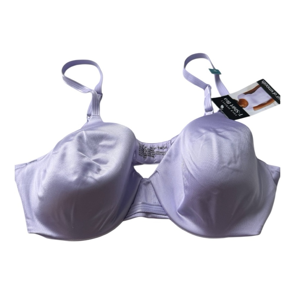 NWT Bali Perfect T-Shirt Smooth Bra in Lavender Size 36C
